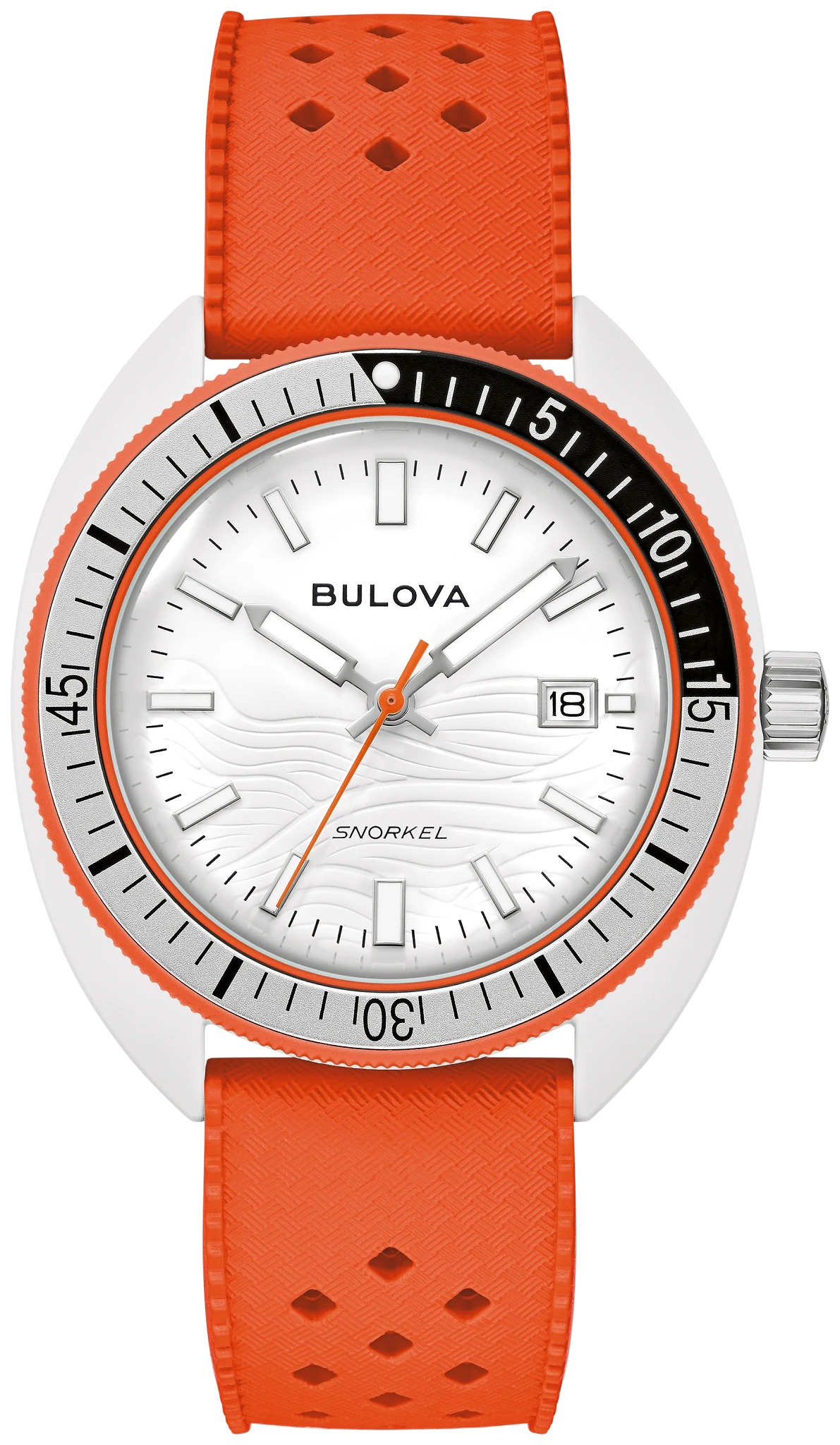 White Dial HNBR Rubber Snorkel - Clownfish 98B448 | Bulova